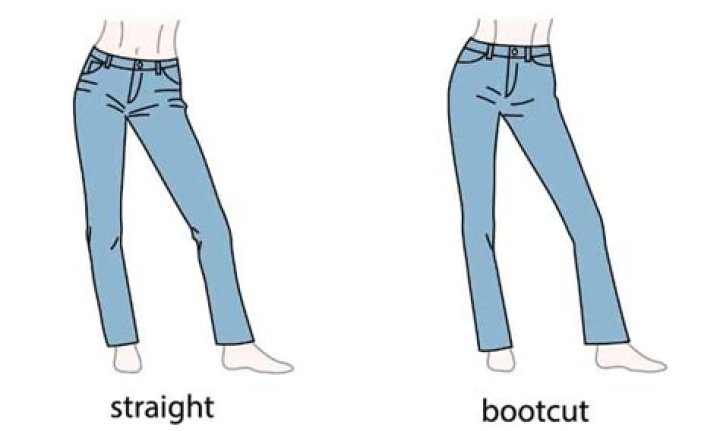 Are bootcut jeans straight leg?