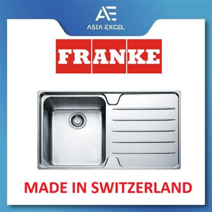 Are Franke sinks made in Switzerland?