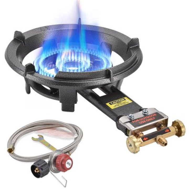 Are there any pictures of a gas stove burner?