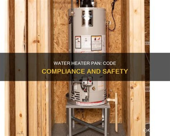 Are water heater pans required by code?
