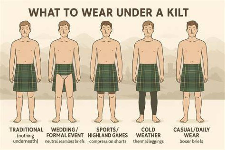 Are you supposed to wear anything under a kilt?