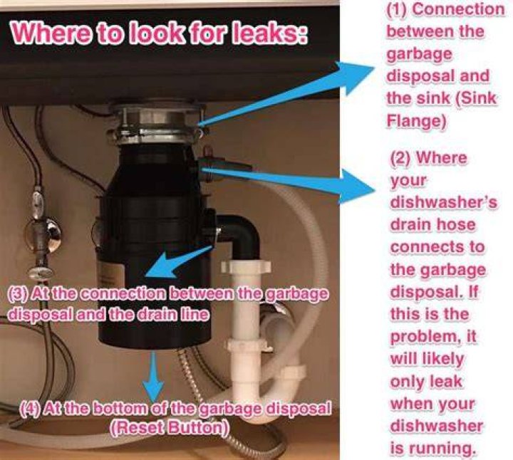 Can a garbage disposal leak from the bottom?