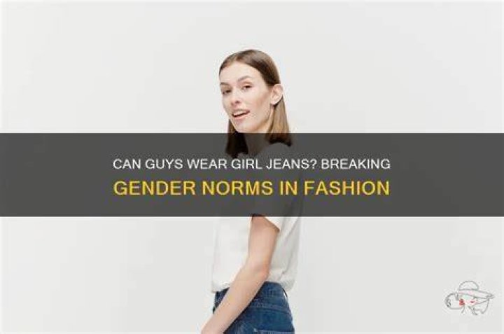Can a guy wear female jeans?