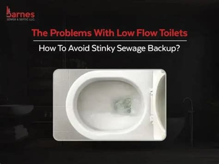Can a low flow toilets causing sewer problems?