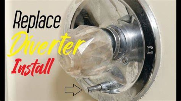 Can a shower diverter be replaced in a tub?