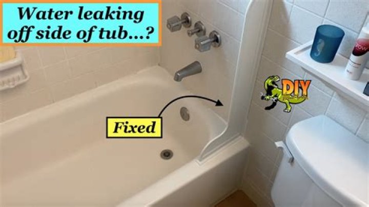 Can a shower leak come from the tub?