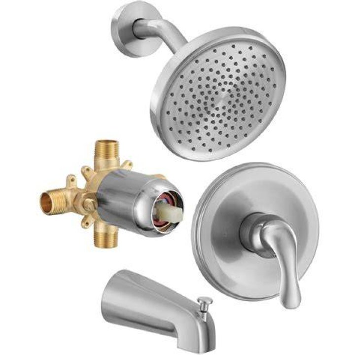 Can a single handle shower be used with a 3 handle faucet?