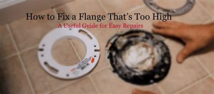 Can a toilet flange be too high?