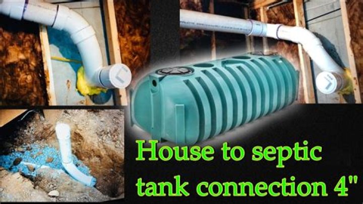 Can a toilet line be tied into a septic tank?