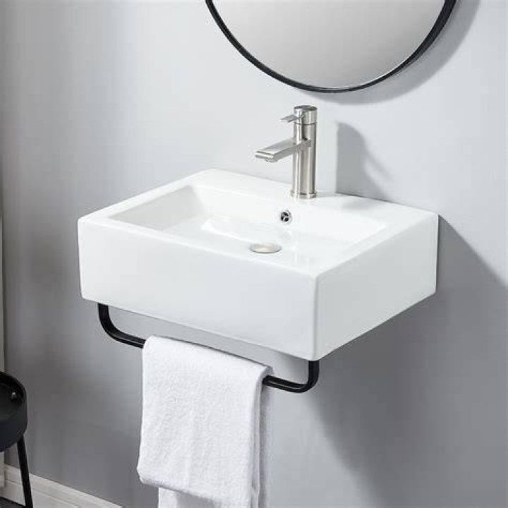 Can a vessel sink be wall mounted?