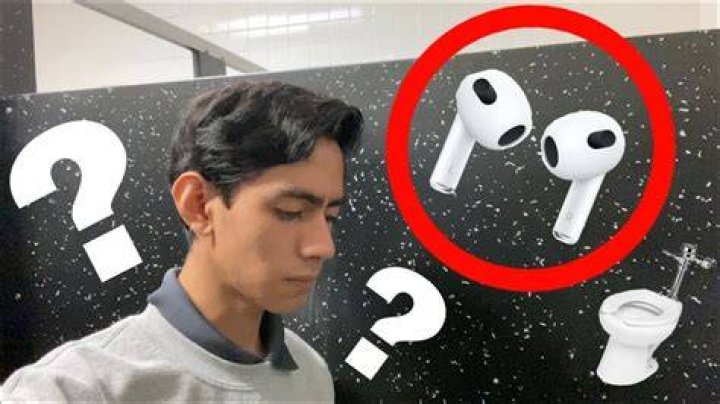 Can Airpods be flushed down the toilet?