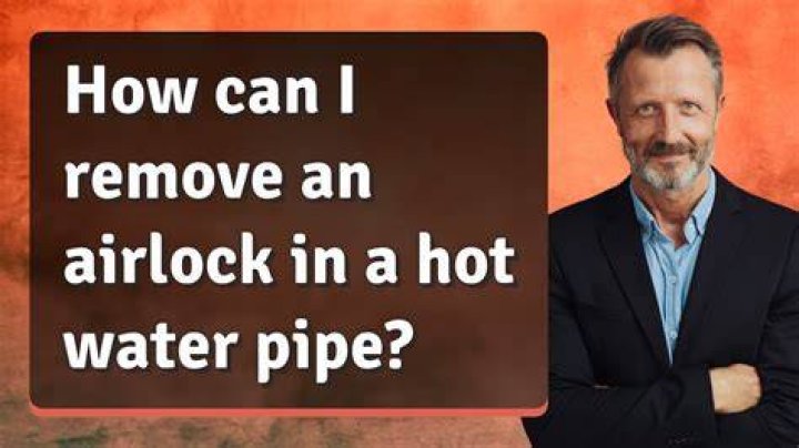 Can an air lock cause low water pressure?