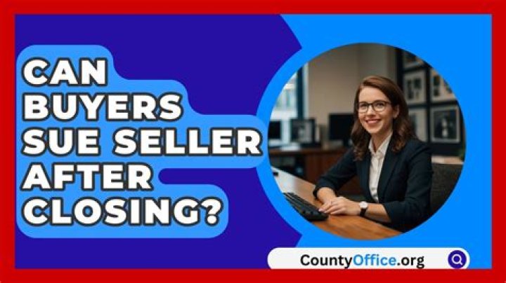 Can Buyer Sue seller after closing Ontario?