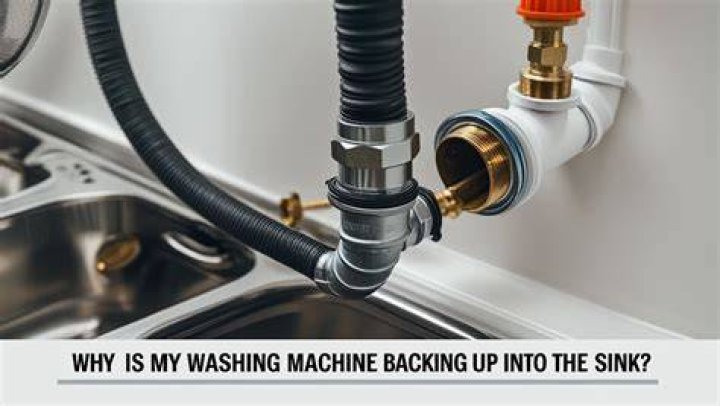 Can dirty water backing up into washing machine?