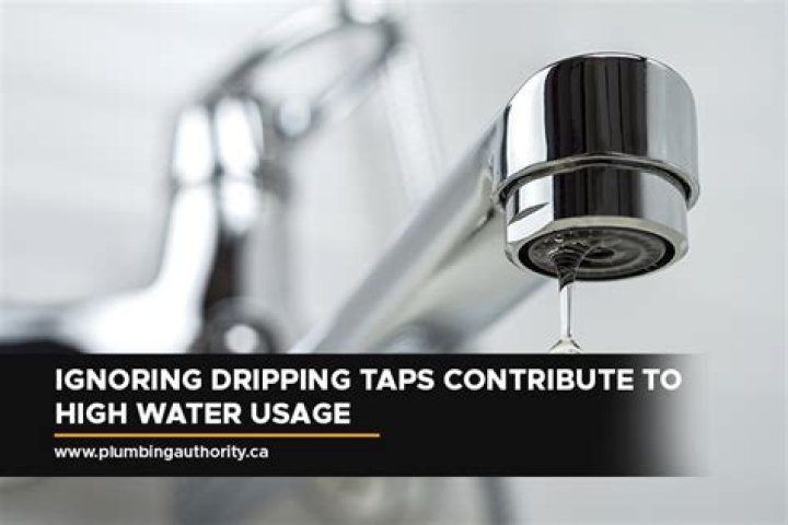 Can high water pressure cause dripping taps?