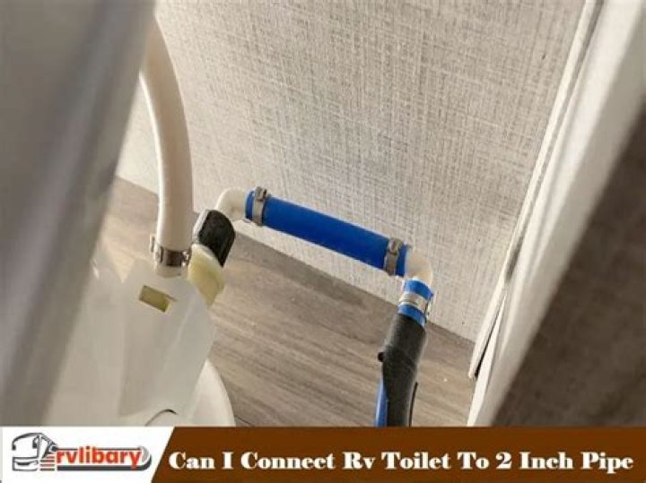 Can I connect toilet to 2 inch pipe?