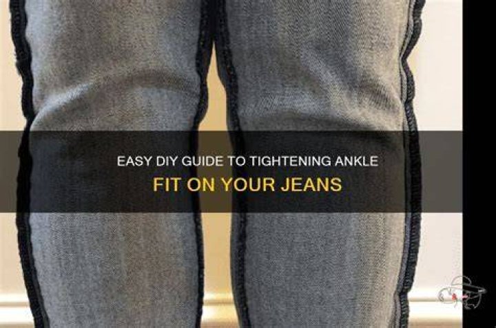 Can I cut the ankles of my jeans?