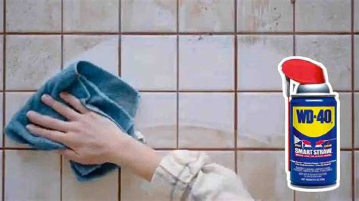 Can I use WD40 on shower cartridge?