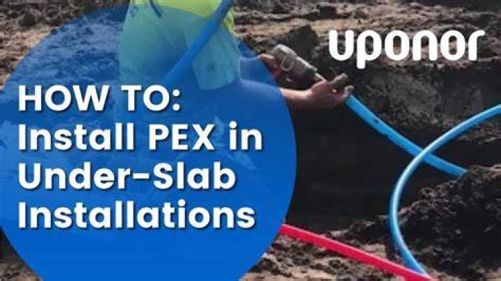 Can PEX be buried under slab?
