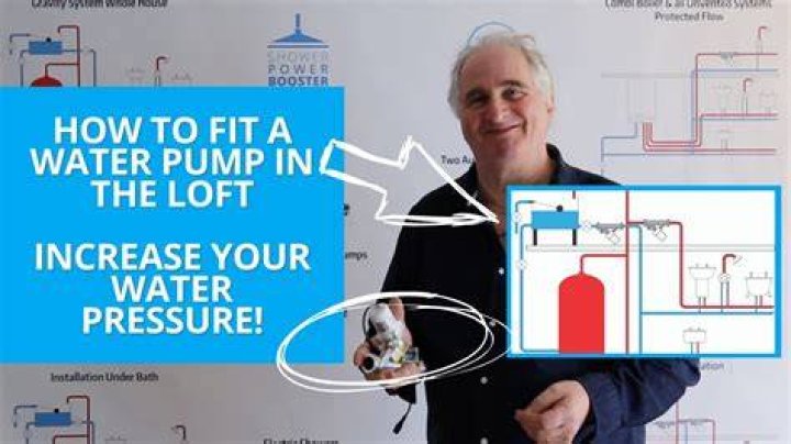 Can shower pump go in loft?