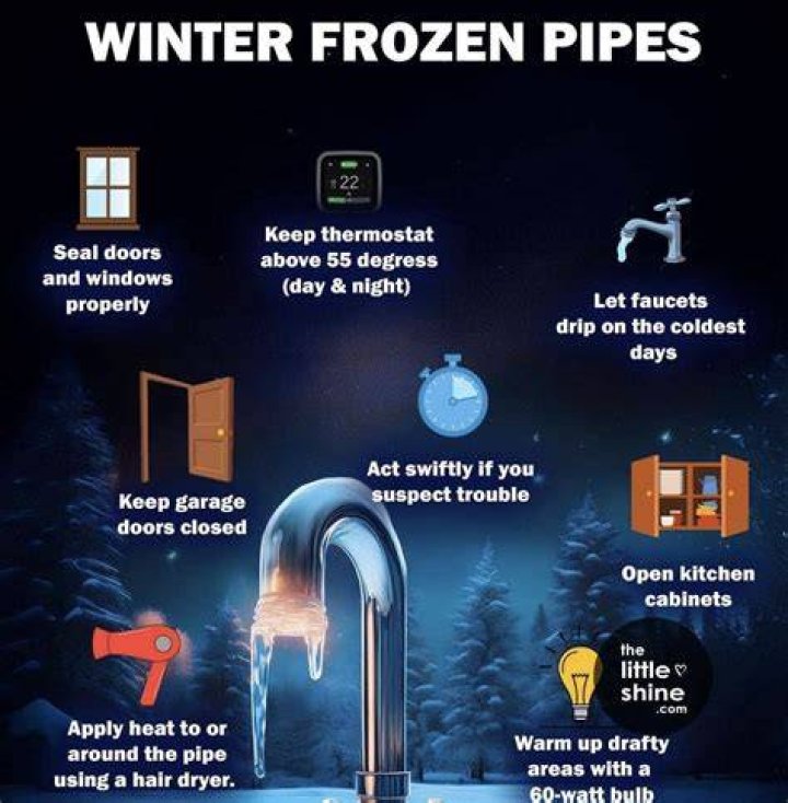 Can you blow dry a frozen pipe?