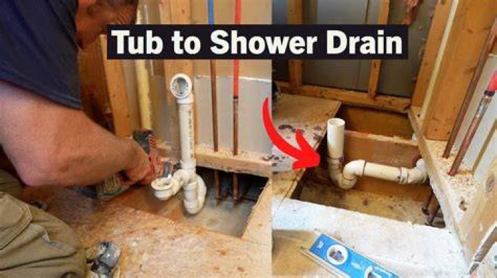 Can you connect a shower drain to a tub drain?