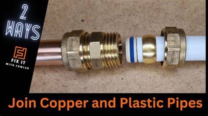 Can you connect copper pipe to plastic?