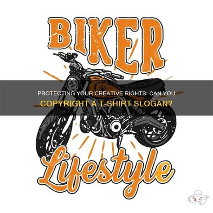 Can you copyright at shirt saying?