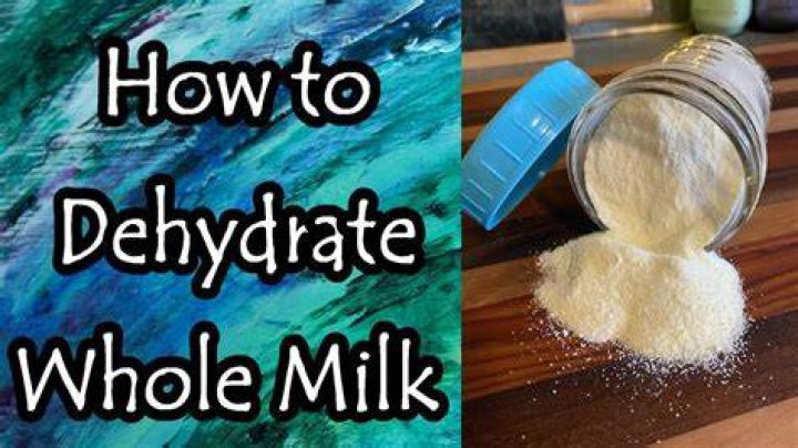 Can you dehydrate milk?