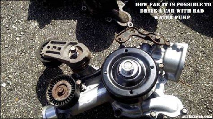 Can you drive a car with a bad water pump?