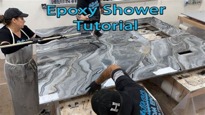 Can you epoxy a shower insert?