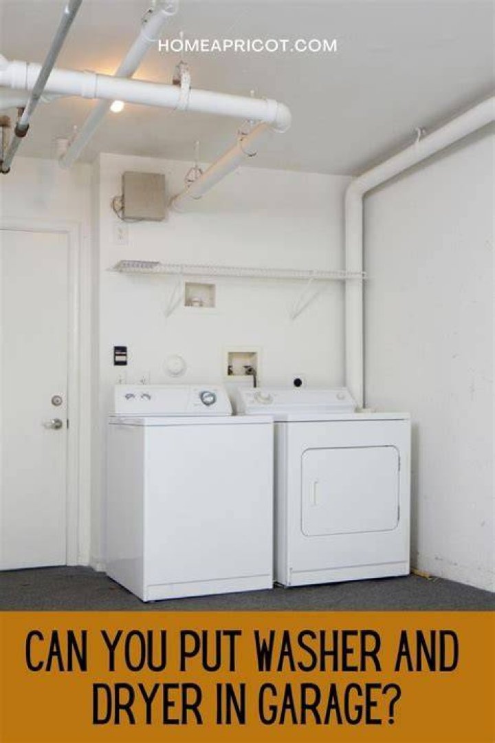 Can you hook up washer and dryer in garage?
