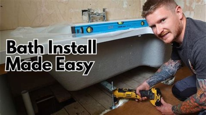 Can you install a bath in an apartment?