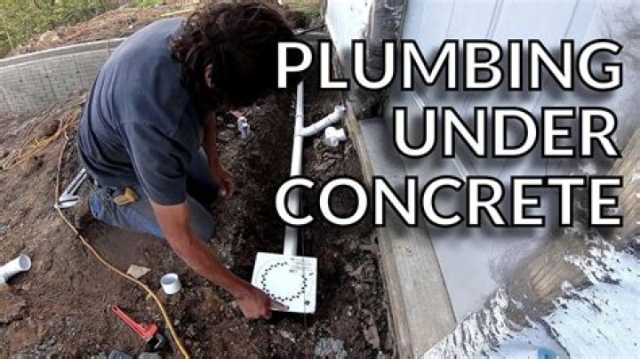Can you install drain in slab?