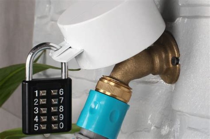 Can you lock an outside water faucet?