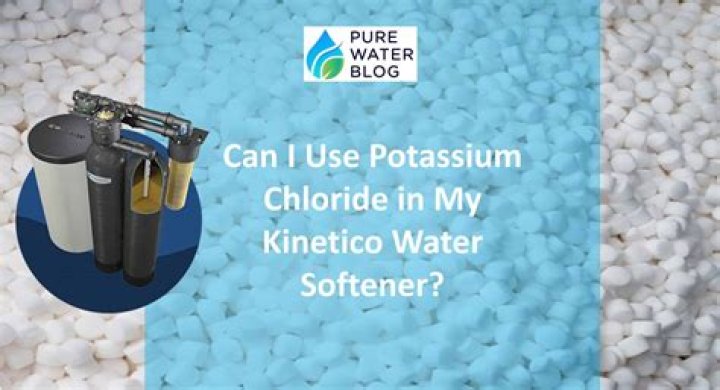 Can you mix potassium chloride and salt water softener?