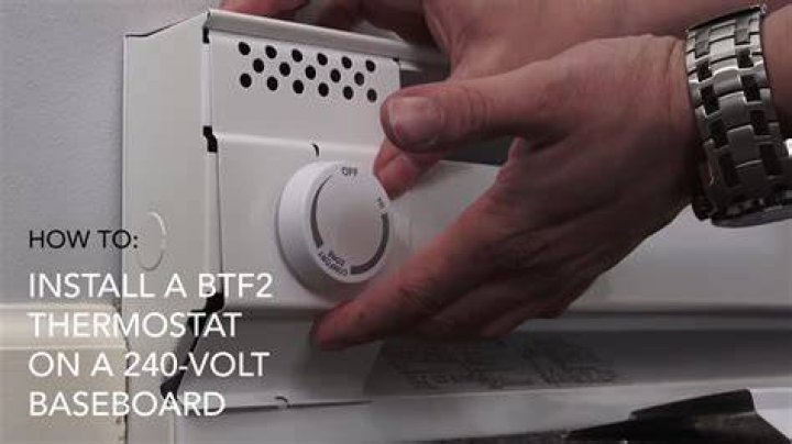 Can you put a thermostat on a baseboard heater?