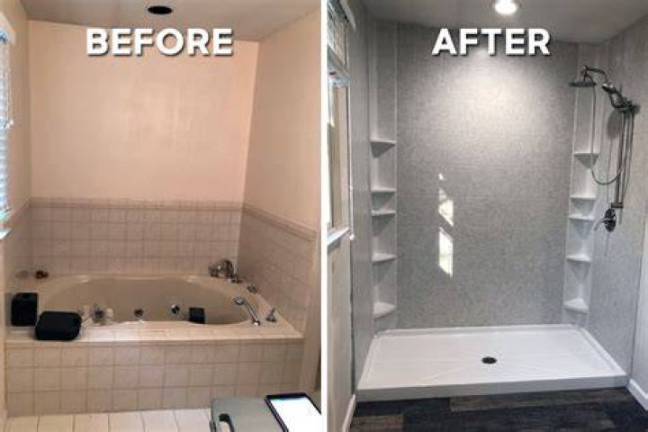 Can you turn a stand up shower into a bathtub?