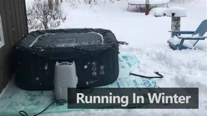 Can you use a portable hot tub in the winter?