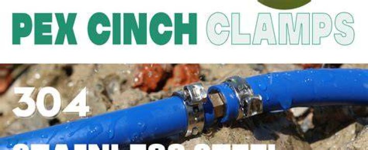 Can you use stainless steel clamps on PEX?