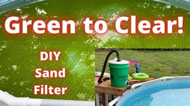 Can you vacuum algae through sand filter?