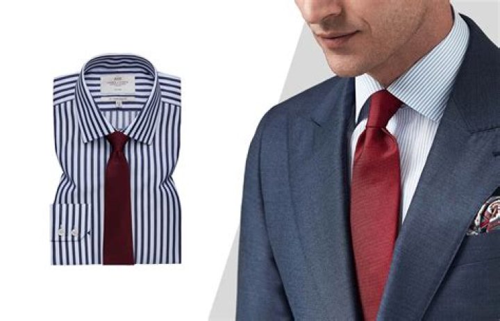Can you wear a striped tie with a striped shirt?