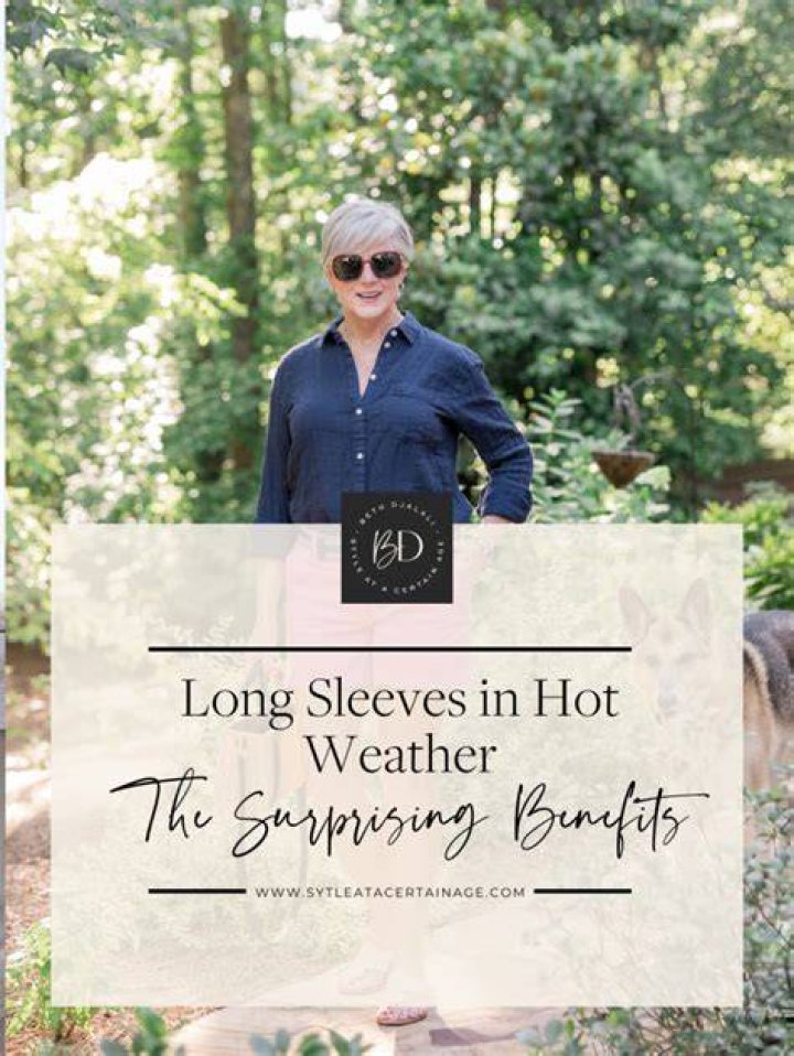 Can you wear long sleeves in hot weather?