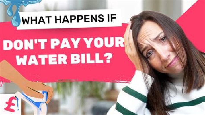 Can your water be cut off for non payment?