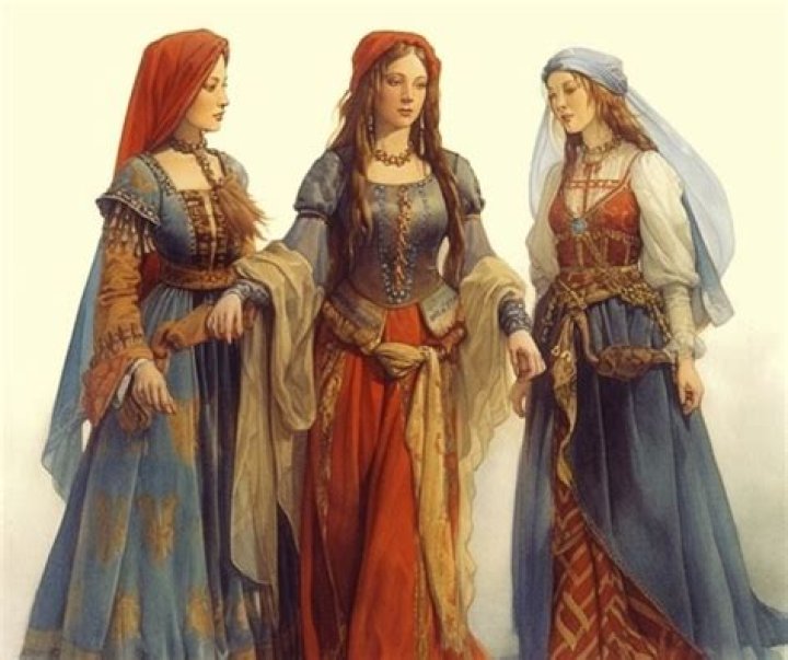 Did medieval women wear headscarves?