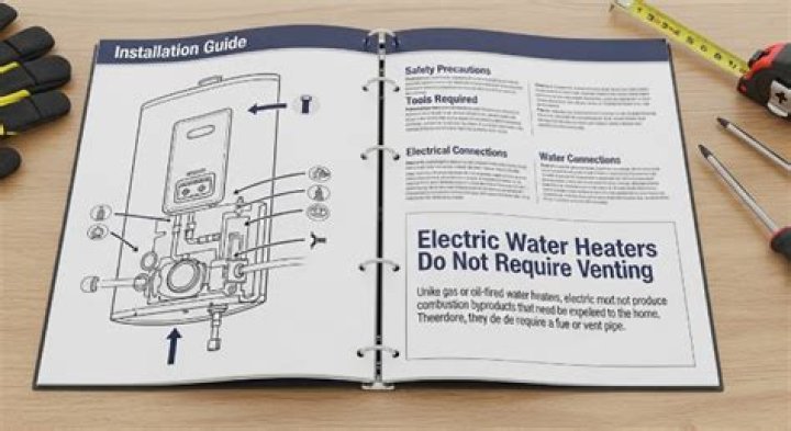 Do electric water heaters need to be vented?