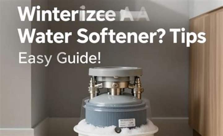 Do I need to winterize my water softener?