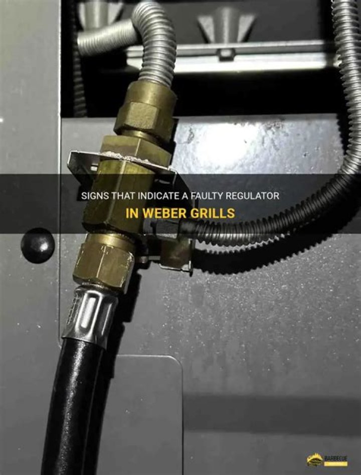 Do Weber ng grills have a regulator?