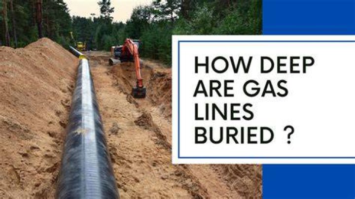 Do you have to bury a gas line?