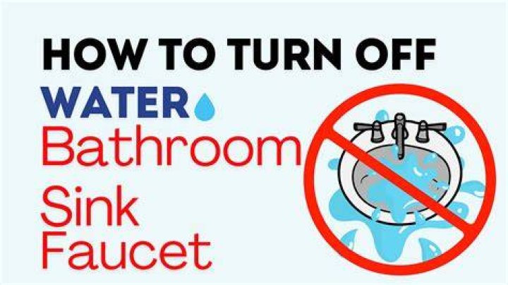 Do you have to turn off water to remove sink?